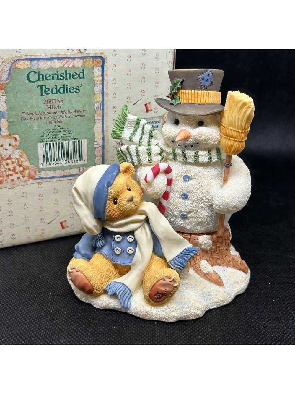 CHERISHED Teddies “Friendship Never Melts Away” figurine